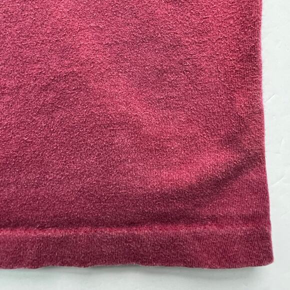 Vintage 90s Harley Davidson Fun Wear Eagle Feather Pocket Tee Red Single Stitch - Picture 8 of 12